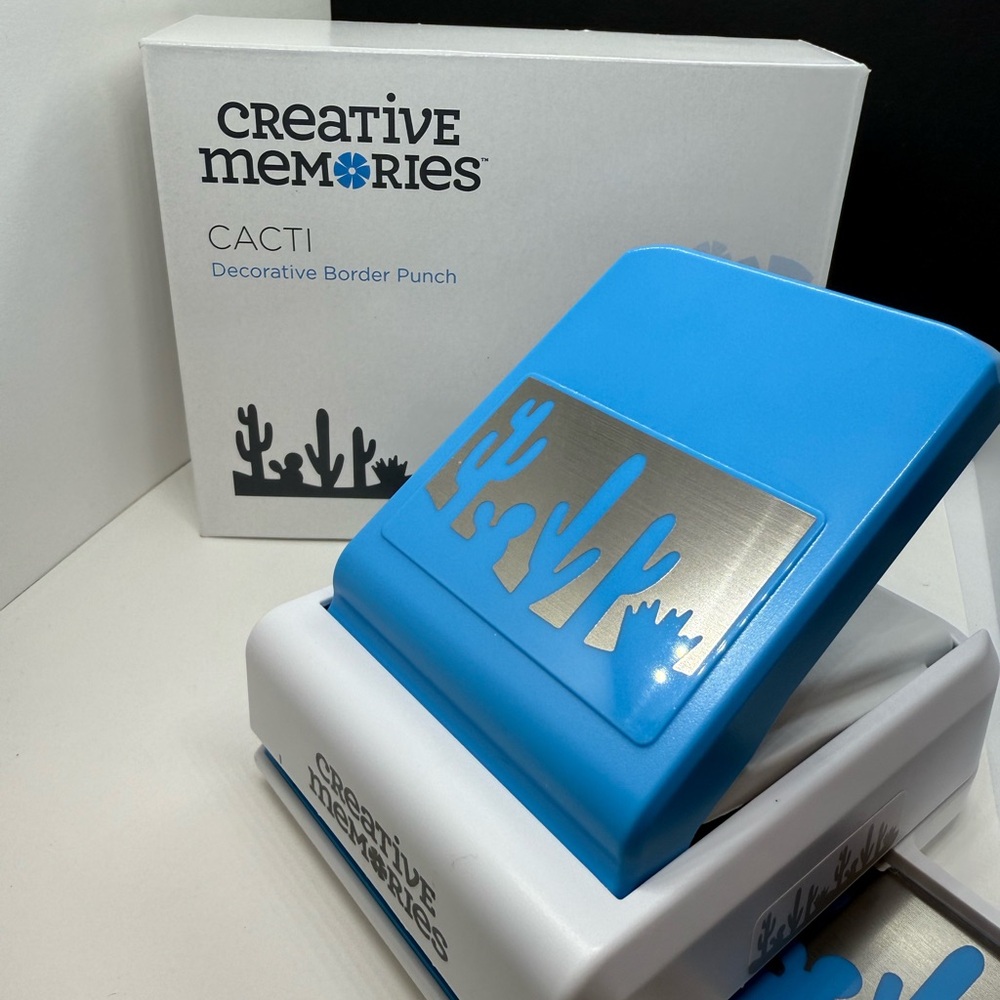 Creative Memories Cacti decorative border punch brand new